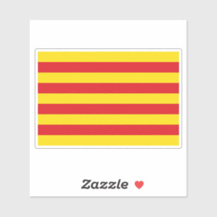 Pegatina Bandera de Cataluña