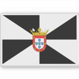 Pegatina Bandera de Ceuta
