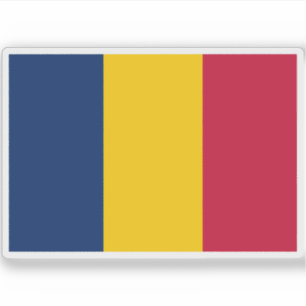 Pegatina Bandera de Chad