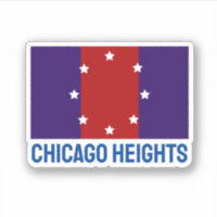 Bandera de Chicago Heights, Illinois