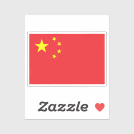 Pegatina Bandera de China