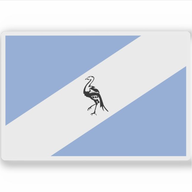 Pegatina Bandera de Ciskei, África (Anverso)