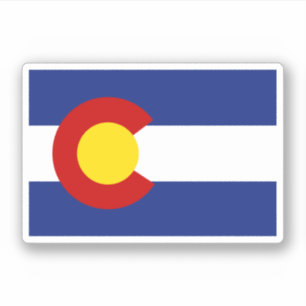 Pegatina Bandera de Colorado