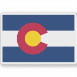 Pegatina Bandera de Colorado