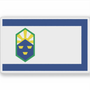 Pegatina Bandera de Colorado Springs, Colorado