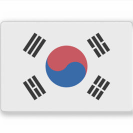Pegatina Bandera de Corea del Sur