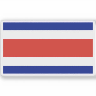 Pegatina Bandera de Costa Rica