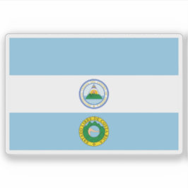 Pegatina Bandera de Costa Rica (1824)
