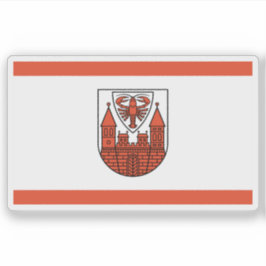 Pegatina Bandera de Cottbus, Alemania