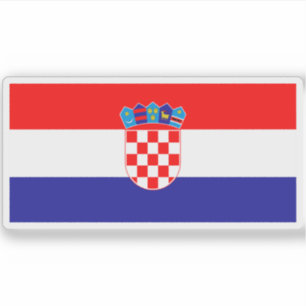 Pegatina Bandera de Croacia