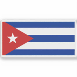 Pegatina Bandera de Cuba