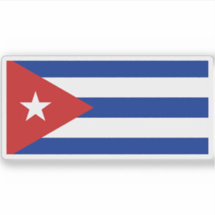 Pegatina Bandera de Cuba