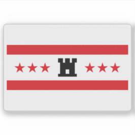 Pegatina Bandera de Drenthe, Países Bajos