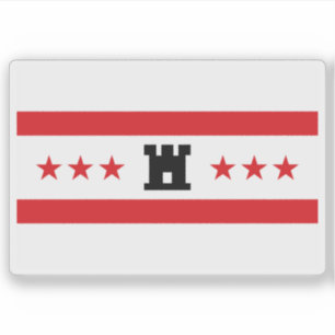 Pegatina Bandera de Drenthe, Países Bajos