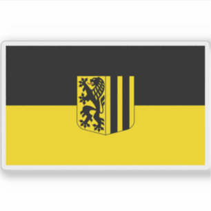 Pegatina Bandera de Dresden