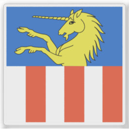 Pegatina Bandera de Dübendorf (Duebendorf), Suiza