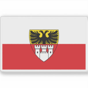 Pegatina Bandera de Duisburgo, Alemania