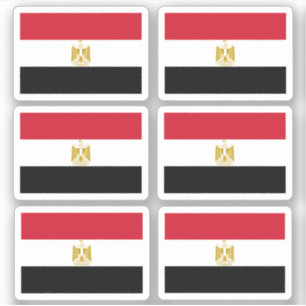 Pegatina Bandera de Egipto - una colección