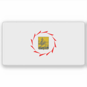 Pegatina Bandera de Ereván, República de Armenia