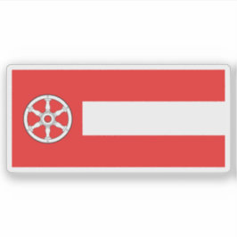 Pegatina Bandera de Erfurt (Alemania)