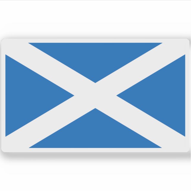 Pegatina Bandera de Escocia (Anverso)