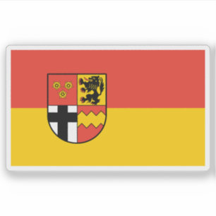 Pegatina Bandera de Euskirchen Kreis (distrito), Alemania