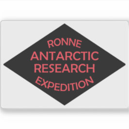 Pegatina Bandera de Expedición de Investigación Antártica d
