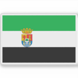 Pegatina Bandera de Extremadura