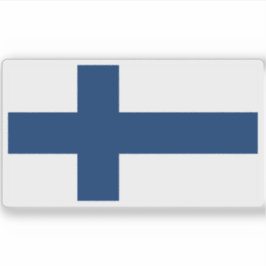 Pegatina Bandera de Finlandia
