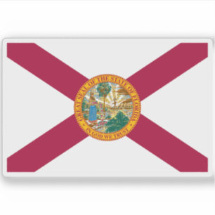 Pegatina Bandera de Florida