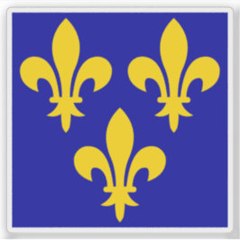 Pegatina Bandera de Francia (XIV-XVI)