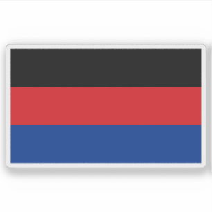 Pegatina Bandera de Frisia Oriental, Países Bajos