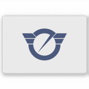 Pegatina Bandera de Fujisawa, Kanagawa, Japón