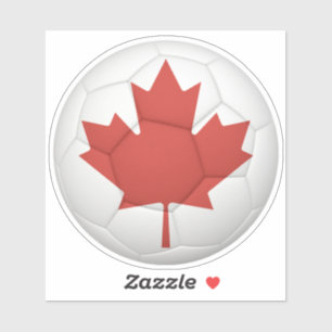 Pegatina Bandera de fútbol canadiense