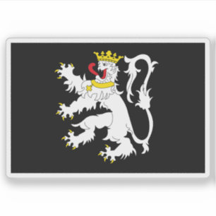 Pegatina Bandera de Gante, Bélgica