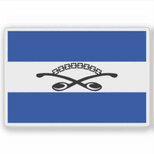 Pegatina Bandera de Gazankulu / el pueblo Tsonga, Sudáfrica