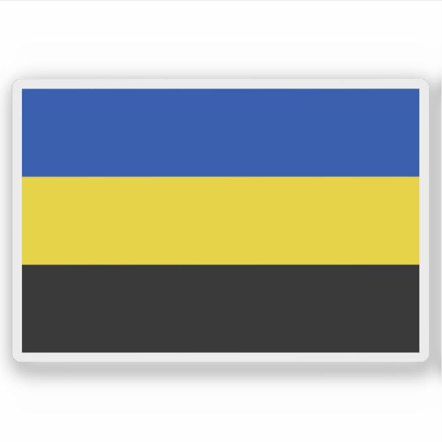 Pegatina Bandera de Gelderland, Países Bajos (Anverso)