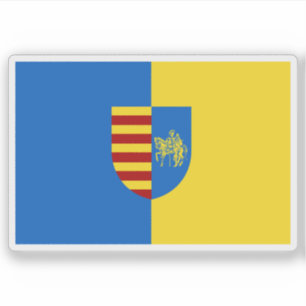 Pegatina Bandera de Genk, Bélgica