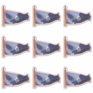 Pegatina Bandera de Guam