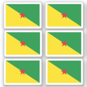 Pegatina Bandera de Guyana Francesa