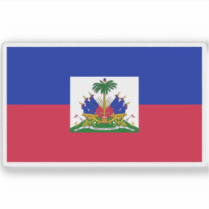 Pegatina Bandera de Haití