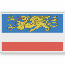 Pegatina Bandera de Hansestadt Rostock, Alemania