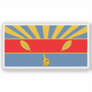 Pegatina Bandera de Harare (antes Salisbury), Zimbabue
