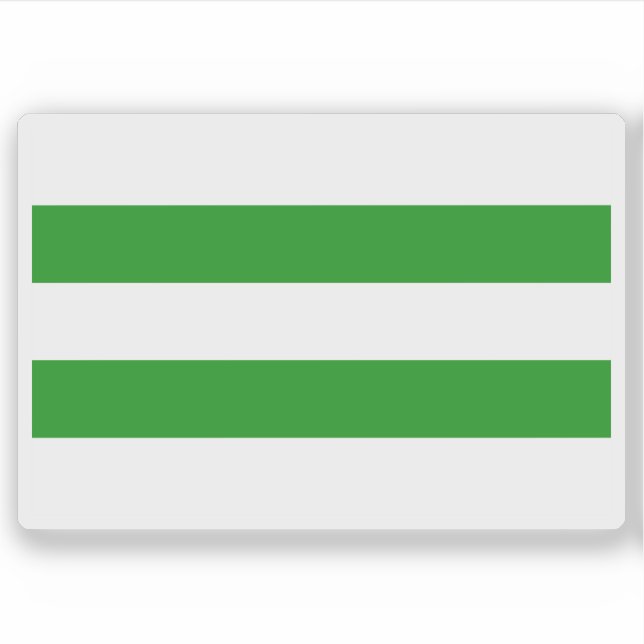 Pegatina Bandera de Hasselt, Bélgica (Anverso)