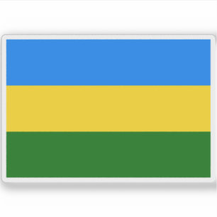 Pegatina Bandera de Hatillo, Puerto Rico