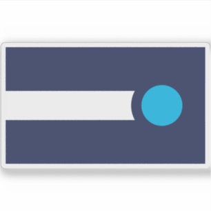 Pegatina Bandera de High Point, Carolina del Norte