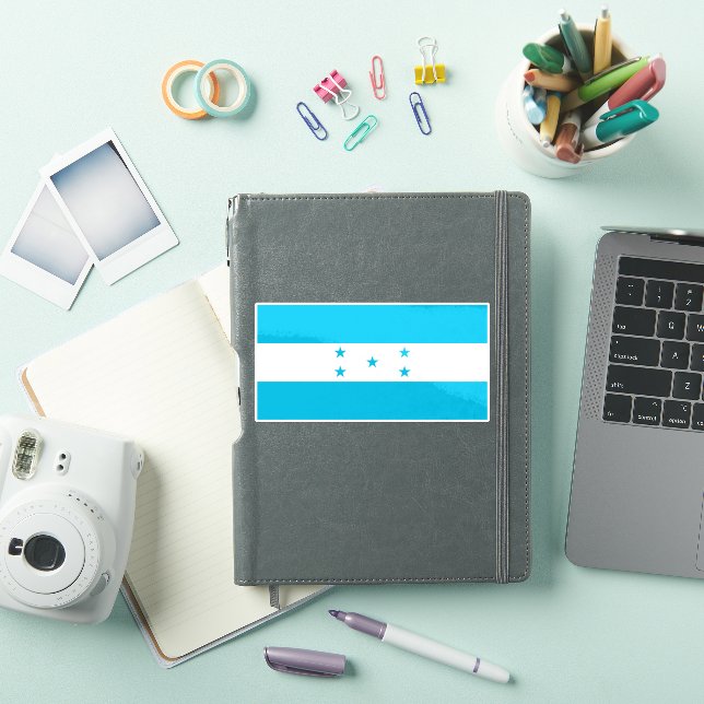 Pegatina Bandera de Honduras (Funda para iPad)