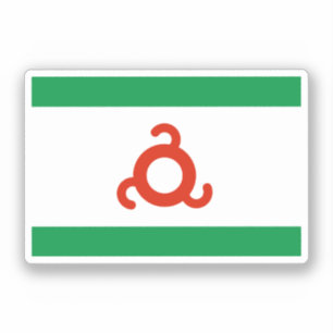 Pegatina Bandera de Ingushetia