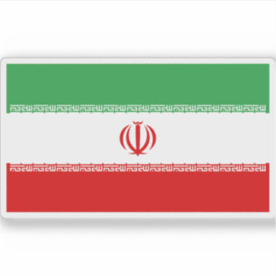 Pegatina Bandera de Irán