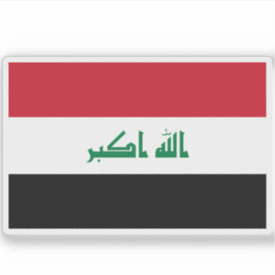 Pegatina Bandera de Iraq